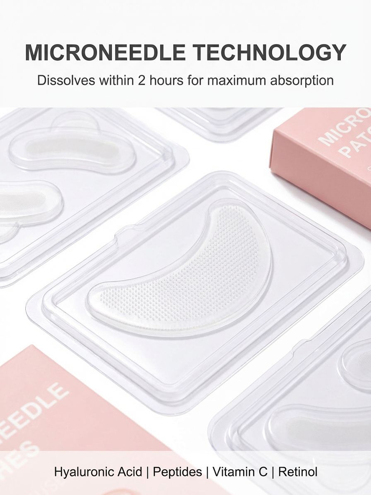 [The more severe the condition, the better the effect] Anti-wrinkle microneedle eye patches