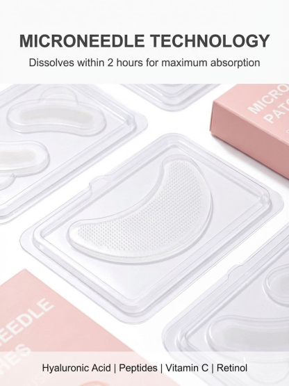 [The more severe the condition, the better the effect] Anti-wrinkle microneedle eye patches