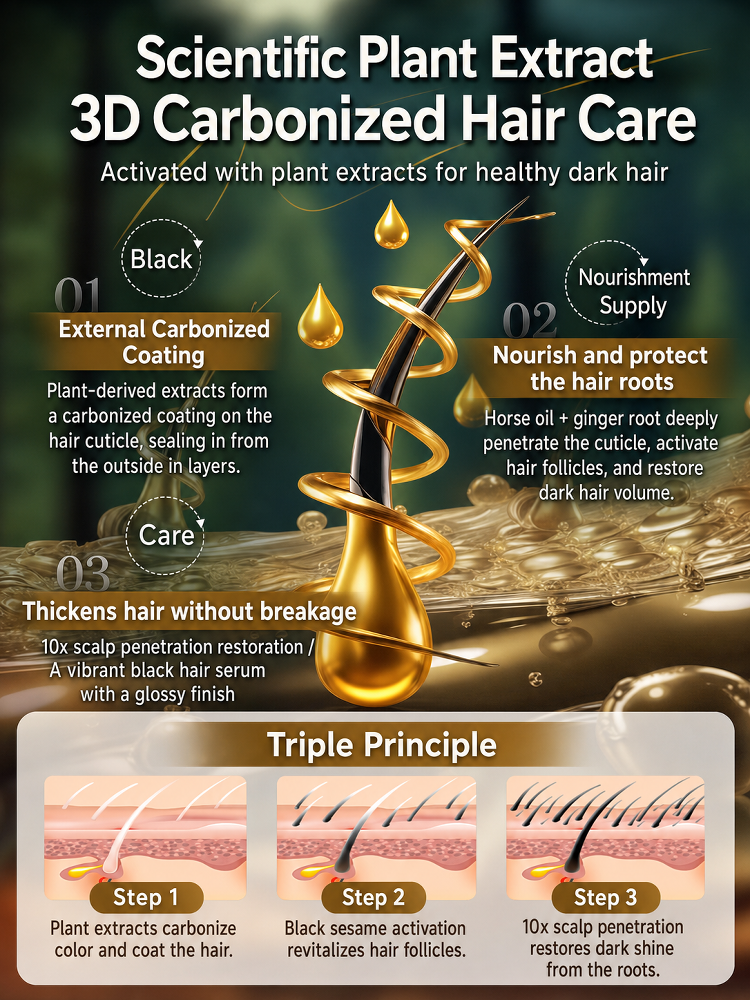 🚀 Trichologist-Approved: 1s to vanish gray hair, No more white roots!
