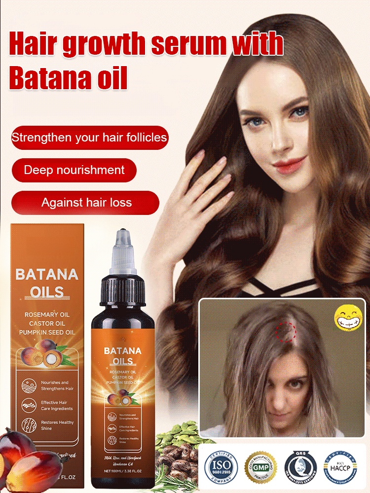 2 Weeks to Regrow Hair Like Crazy 🌱Batana Hair Oil - Hair Explosion Mode ON🔥Buy One Get One FREE 🎁