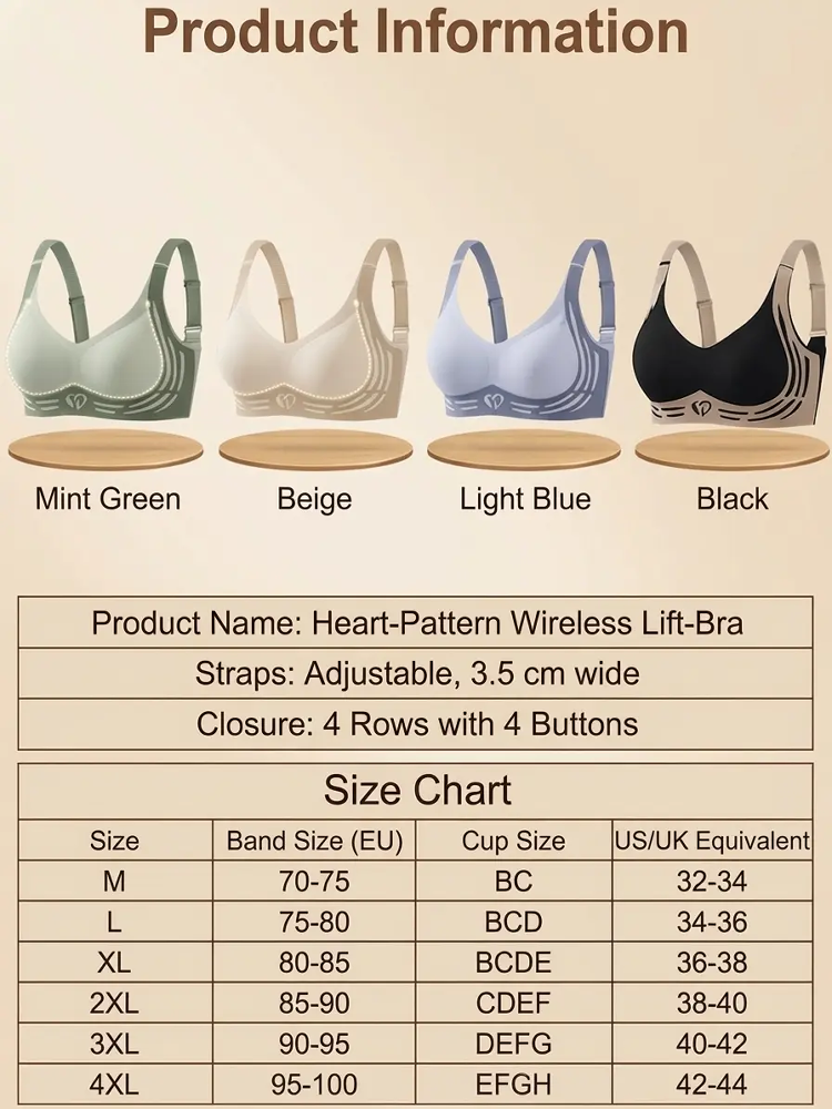 👙 Say goodbye to bulk! This 3D chest-minimizing bra was developed in US labs — instantly slims your silhouette by the equivalent of 5kg, a total game-changer for curvier women!🔥