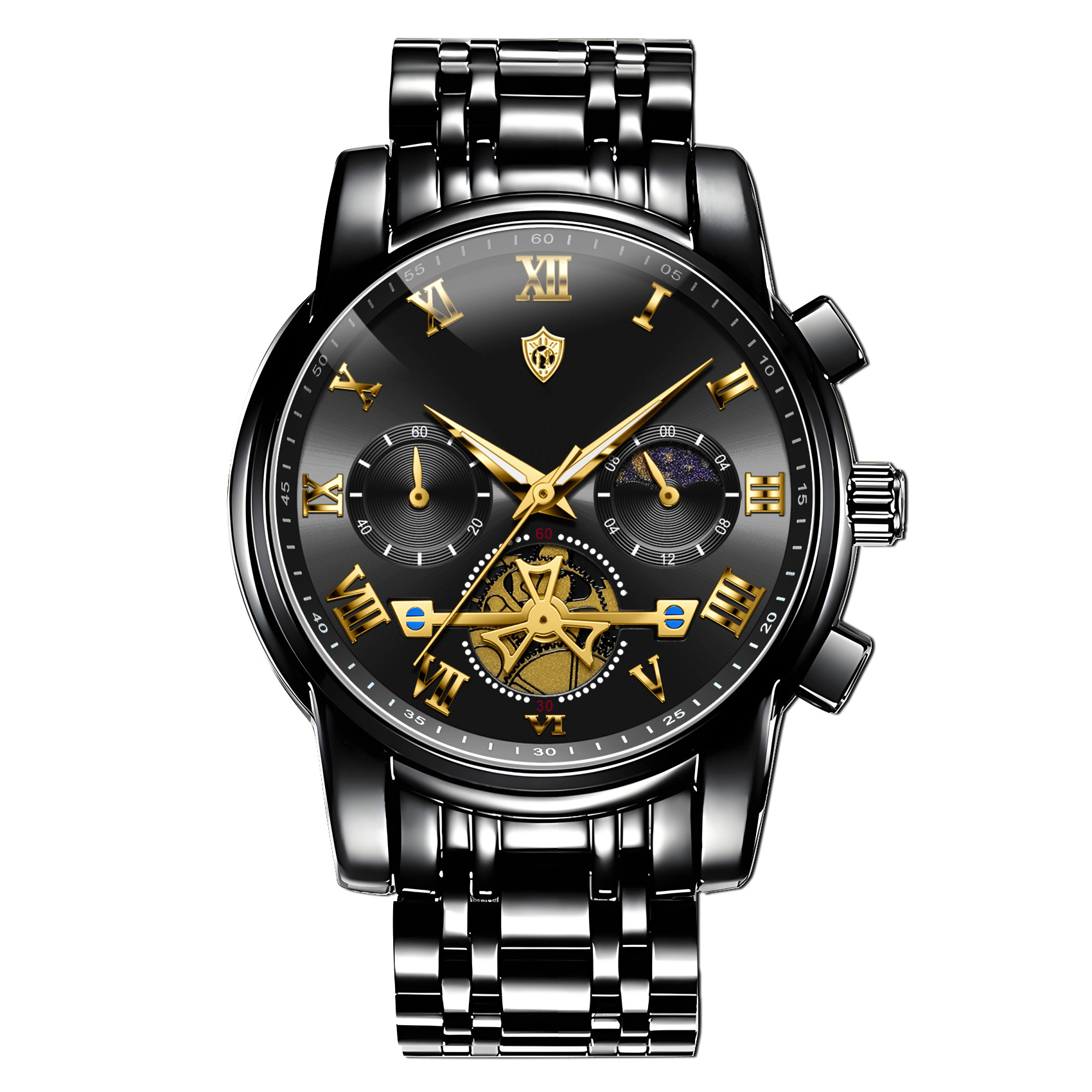 【Trusted by a century-old Swiss brand🏔️】Multifunctional waterproof men's watch