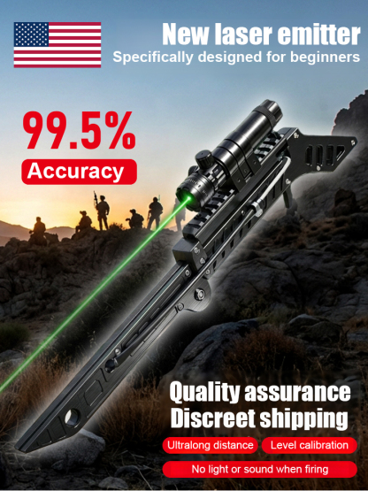 100% Legal Equipment – Buy with Confidence! Equipped with a tactical infrared laser sight, the hit rate reaches an impressive 98%!