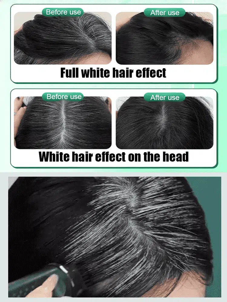  Instant Dye Comb: Comb in 10s to Cover Grays, No more messy roots!