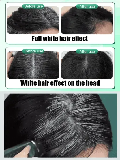  Instant Dye Comb: Comb in 10s to Cover Grays, No more messy roots!