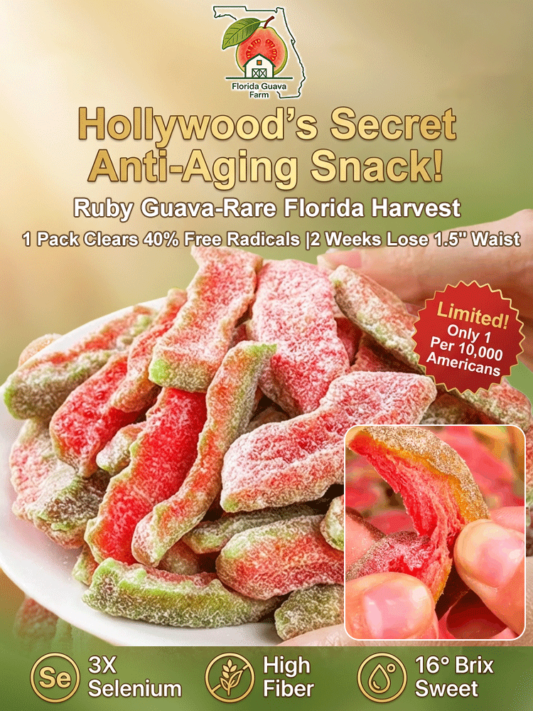 USDA-Certified Rare Ruby Guava | Rarer than caviar—only one in 10,000 Americans gets to taste it.