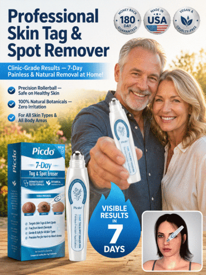 🚀 Precision Roll-On: 7 days to clear skin, No more painful warts!