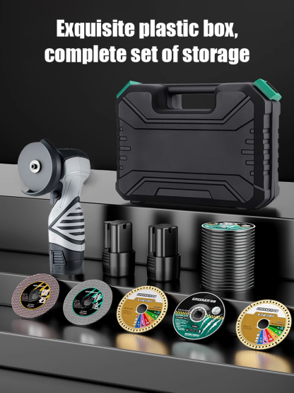 UL Safety Certified ⚡ 4-in-1 Mini Angle Grinder – Safe for Beginners! ✨