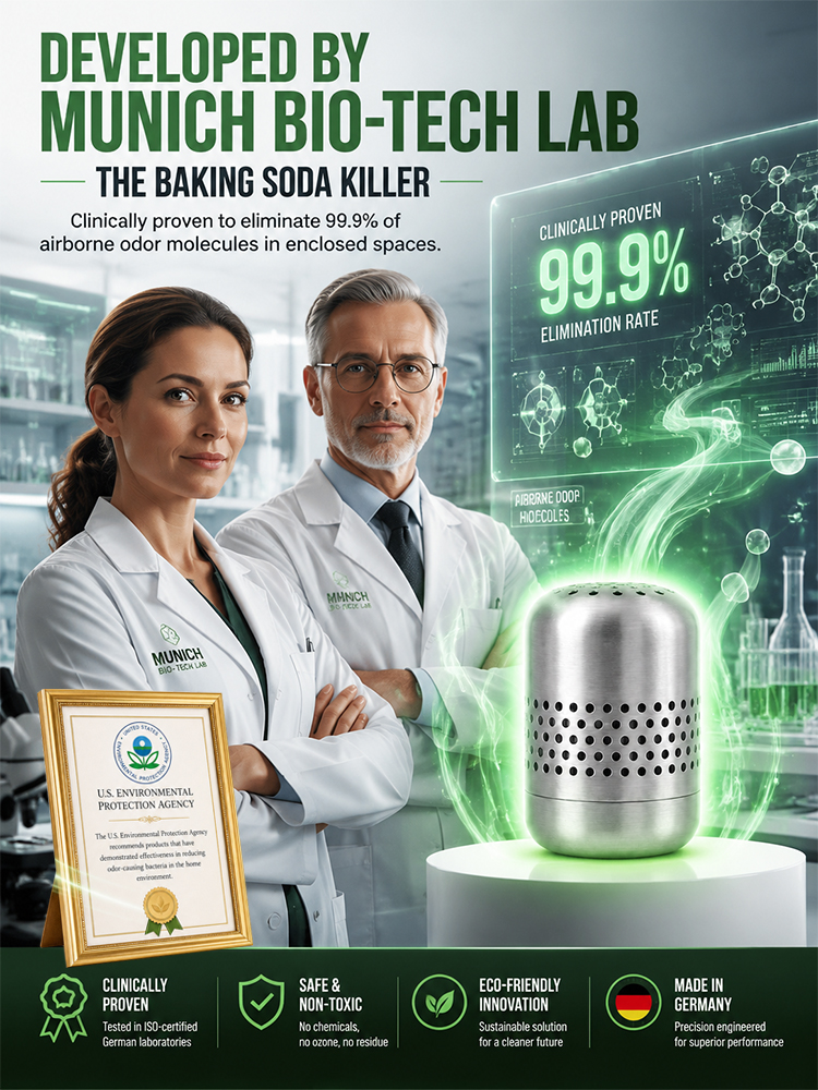 [Effect lasts for 10 years] Nano-Catalyst Deodorizer: 24 Hours to Odor-Free Fridge, No more Rotten Smells!