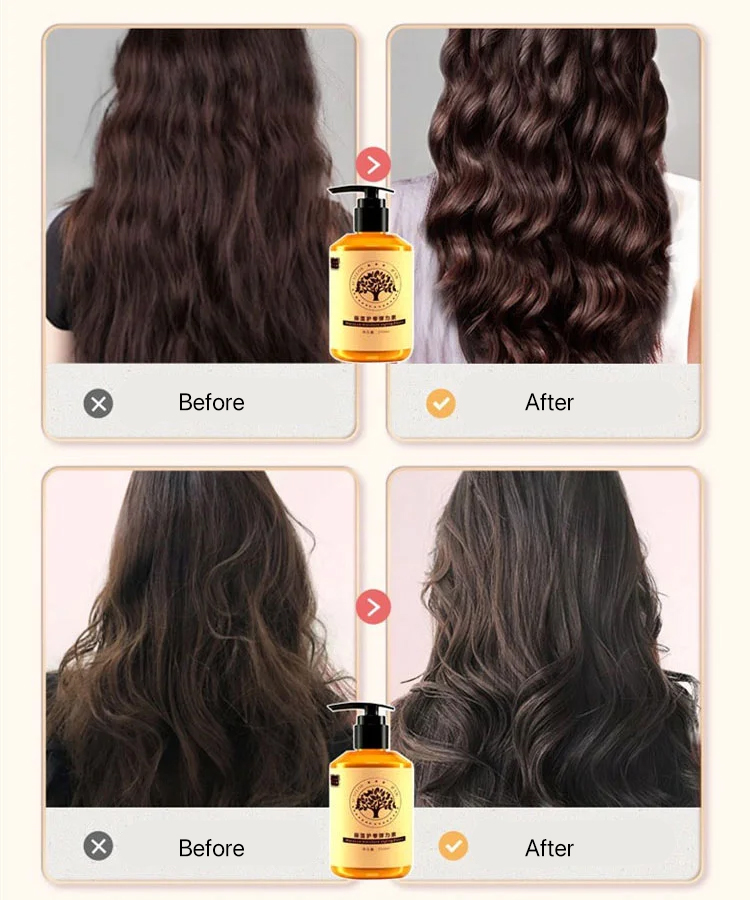 Essential oil strong styling elastic, solve frizzy hair, more three-dimensional curls