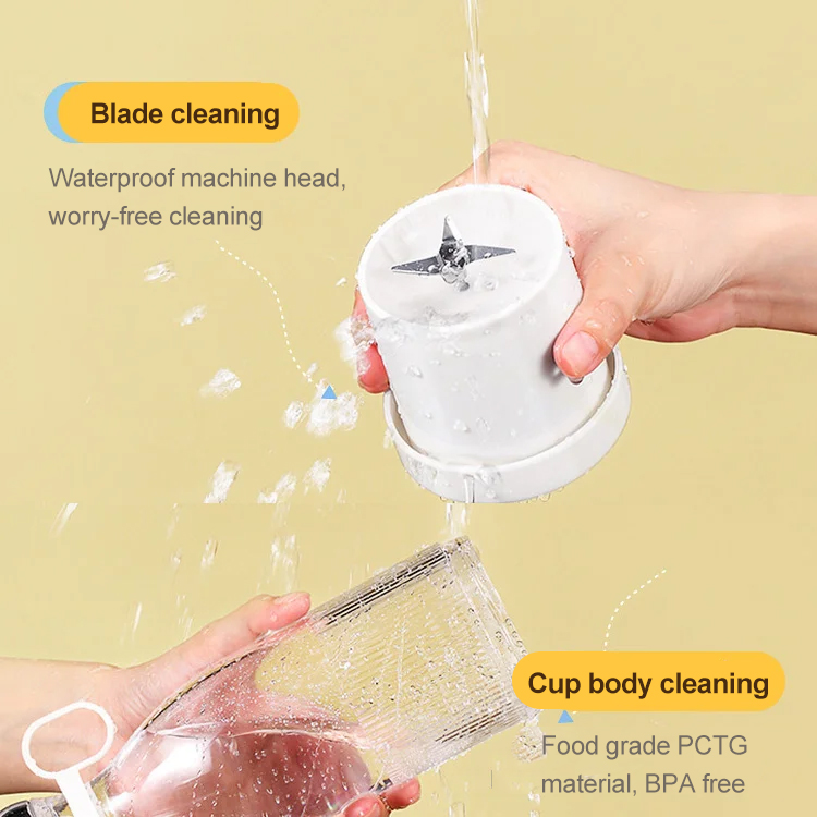 The Viral Portable Blender Taking North America by Storm! ⚡360° 4-Blade Crushing System, Silky Smooth & Pulp-Free in 40 Seconds ✨