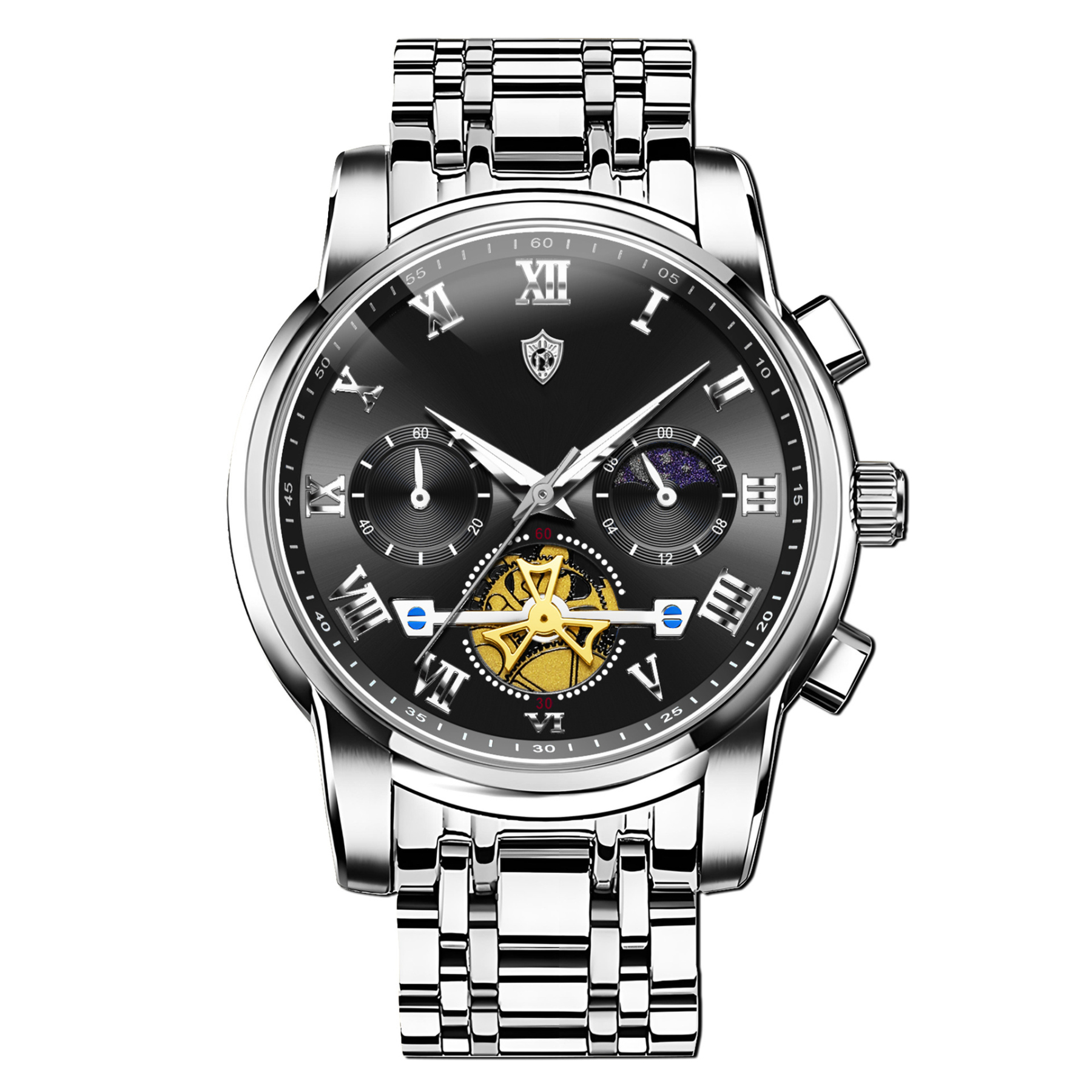 【Trusted by a century-old Swiss brand🏔️】Multifunctional waterproof men's watch