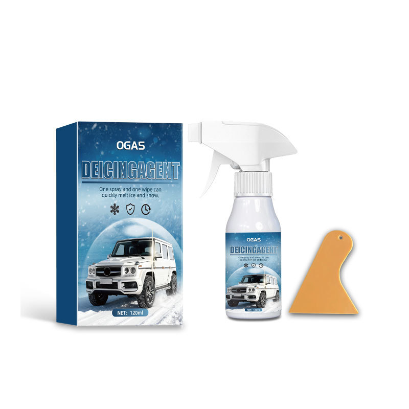 【One spray, effective in 3 seconds❄️】Car snow and ice removal spray🔥Melting snow and ice without damaging car paint or glass