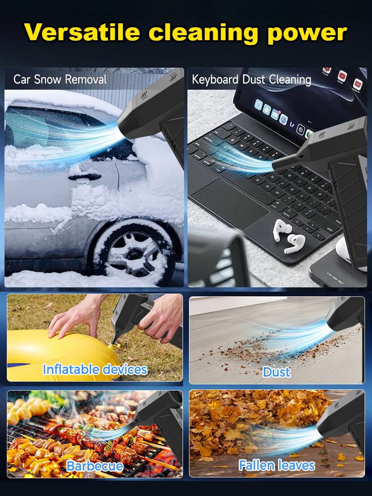 【Clear Snow in 3 Seconds! No Damage to Car Paint 🚗 】Thermal Storm Turbo Snow Blower  Limited to 200 Units!