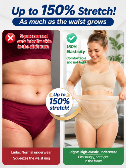 【High Waist Seamless Shaping Panties】1-Sec Seamless Shaper: Wear daily to instant 3D pelvic lift, No more panty lines!