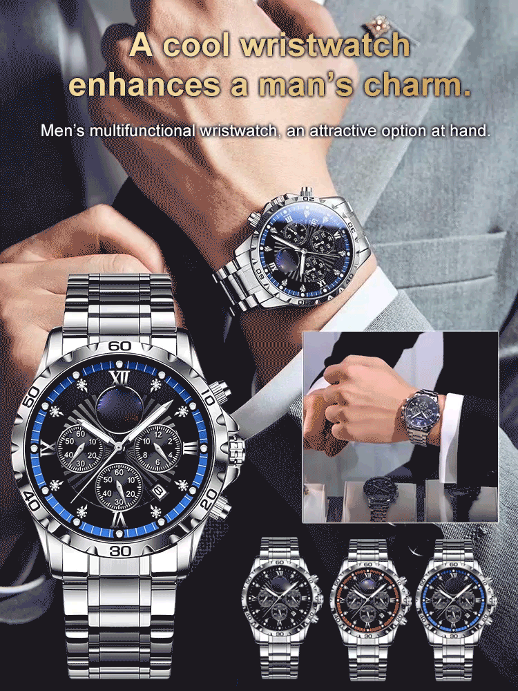 Direct from factory✨, men's multifunctional luminous waterproof watch—limited to 200 pieces.⌚️
