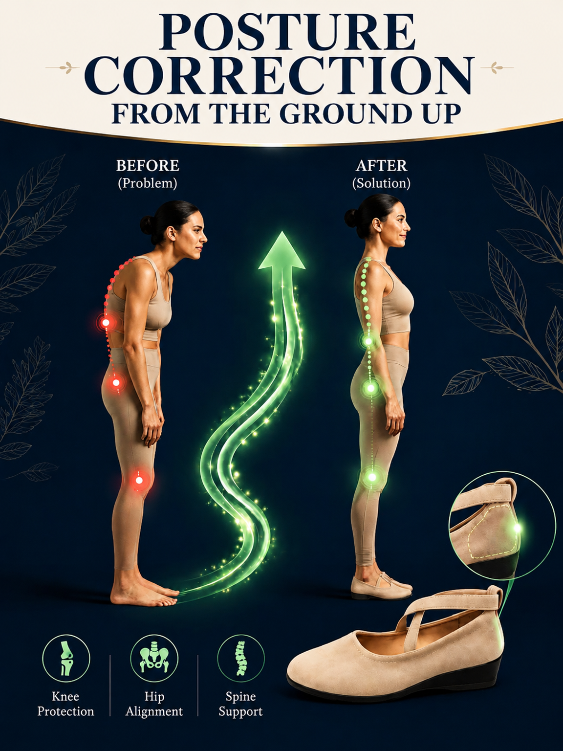 【Ergonomic Design】Podiatrist-Designed Arch Support: Upgrade to all-day walking comfort, No more plantar fasciitis!