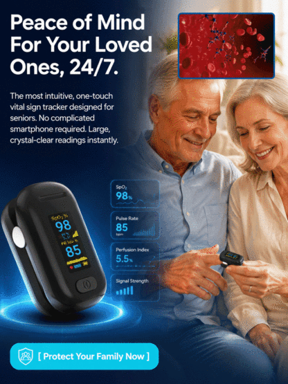 【Highly Recommended by Thousands of US Doctors】Skip the Prick, 10s Non-invasive SpO2 Tracker! 