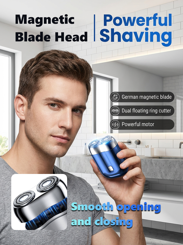 💨 Over 1 million units sold worldwide! This mini shaver with 90-day battery life delivers a smooth, residue-free shave in just 3 seconds.