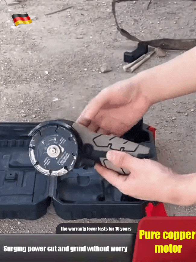 UL Safety Certified ⚡ 4-in-1 Mini Angle Grinder – Safe for Beginners! ✨