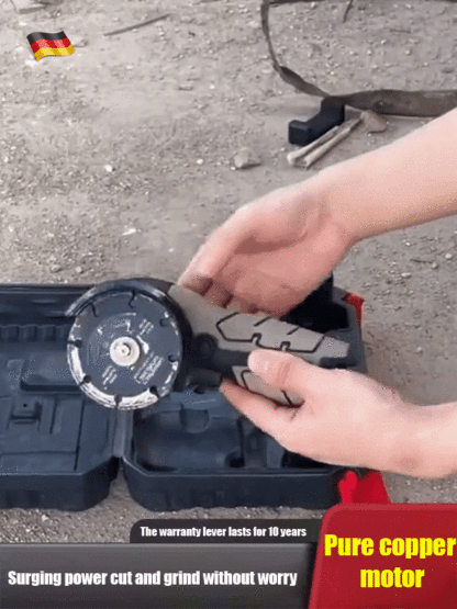 UL Safety Certified ⚡ 4-in-1 Mini Angle Grinder – Safe for Beginners! ✨