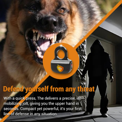 One-click release of 25 million volts of electricity, a convenient stun weapon to prevent thieves and riots