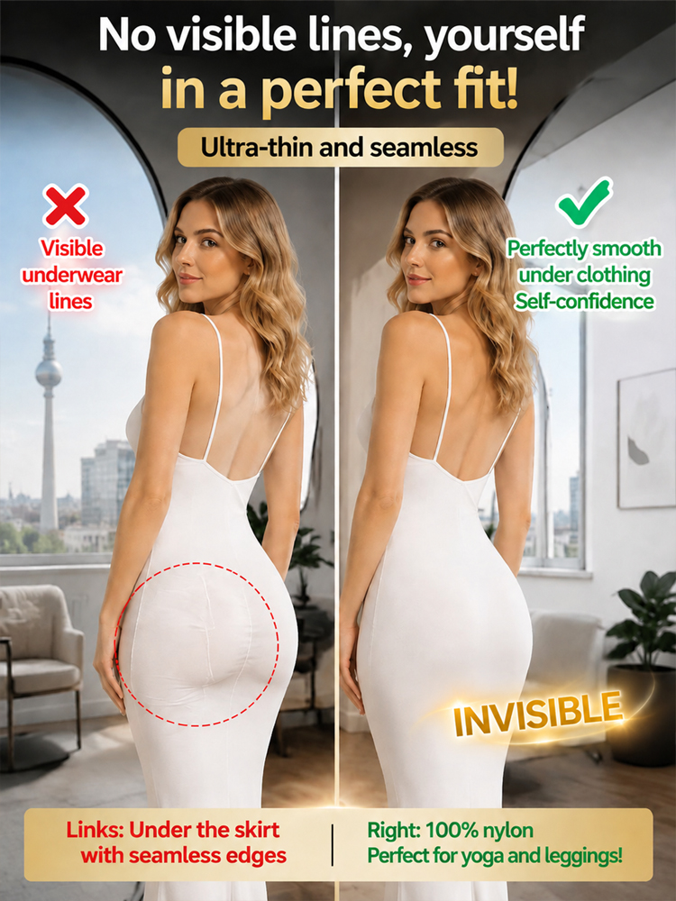 【High Waist Seamless Shaping Panties】1-Sec Seamless Shaper: Wear daily to instant 3D pelvic lift, No more panty lines!