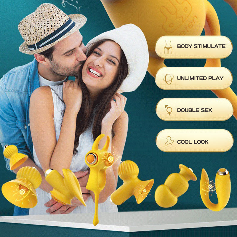 Leten 3/5/7 Pcs in 1 Set Multi-Functional Vibrators