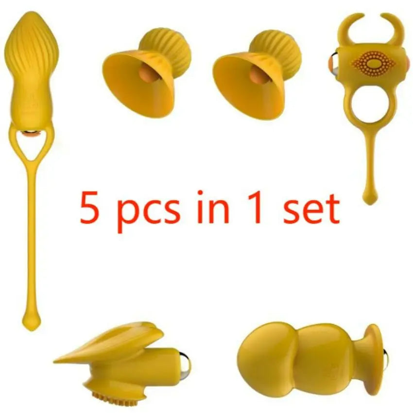 Leten 3/5/7 Pcs in 1 Set Multi-Functional Vibrators