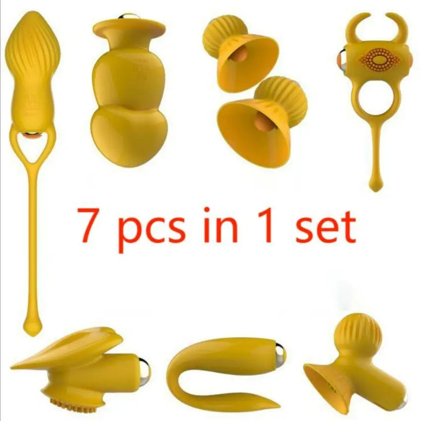 Leten 3/5/7 Pcs in 1 Set Multi-Functional Vibrators