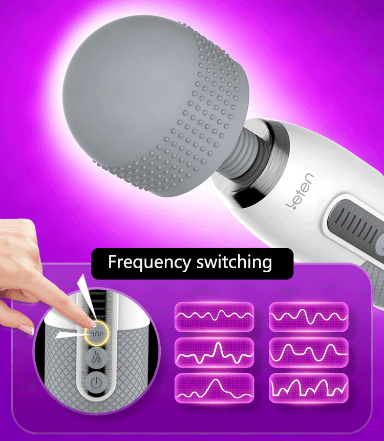 Leten Lightning AV Stick Massager Magic Vibrator