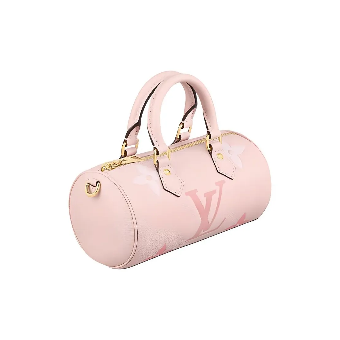 【#532】Pre-owned Louis Vuitton Papillon Pink  Calfskin Shoulder BagsBJ11021L04098 