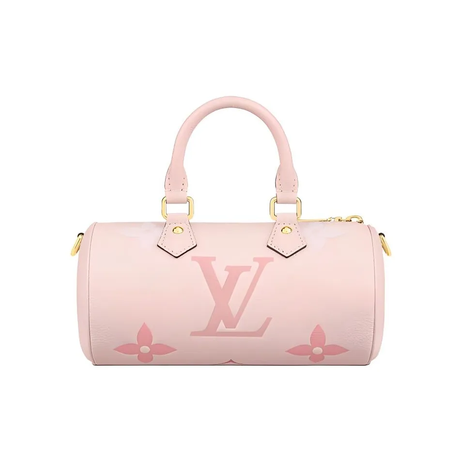 【#532】Pre-owned Louis Vuitton Papillon Pink  Calfskin Shoulder BagsBJ11021L04098 