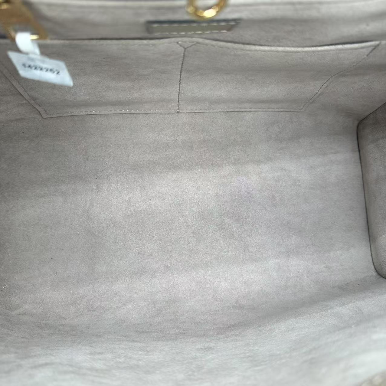 【#544】Pre-owned Louis Vuitton Onthego Elephant Grey Gained Calfskin Tote Bag BJ110MC05013 