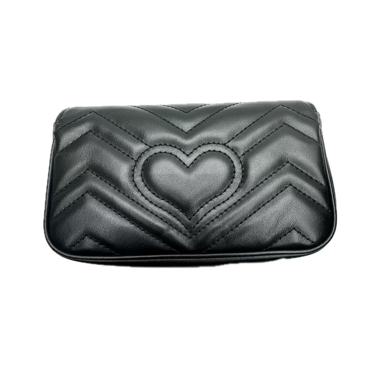 【#486】Pre-owned GUCCl Marmont Super Mini Calfskin Shoulder Bag BJ1109904060