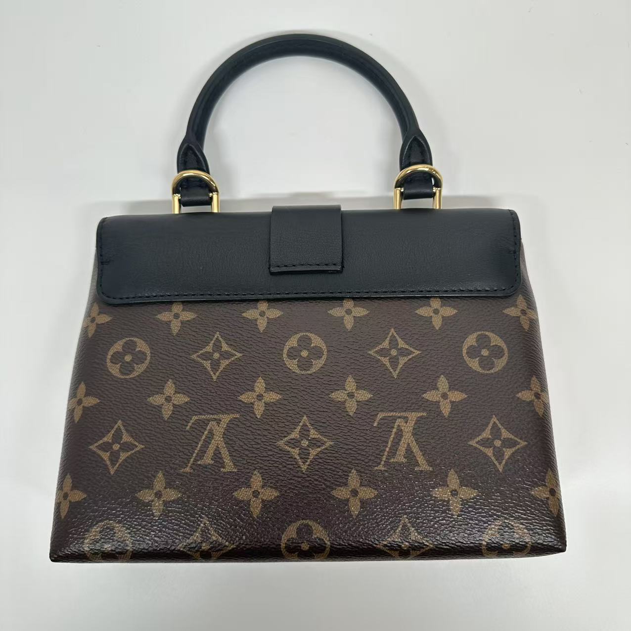 【#503】Pre-owned Louis Vuitton Locky BB Monogram Black Calfskin  Canvas&Calfskin Shoulder BagsBJ1101904065 
