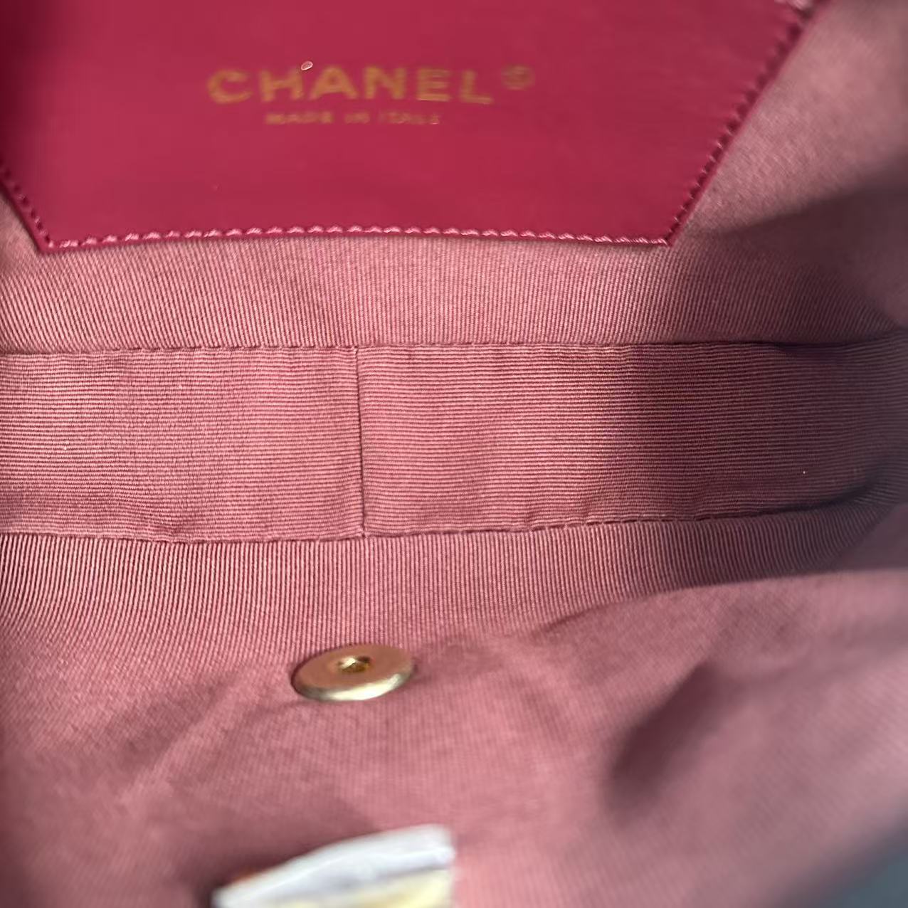 【#567】Pre-owned CHANEL Classic Flap Tassel Square Flap Microchip    Lambskin Shoulder Bag BJ1109905024 