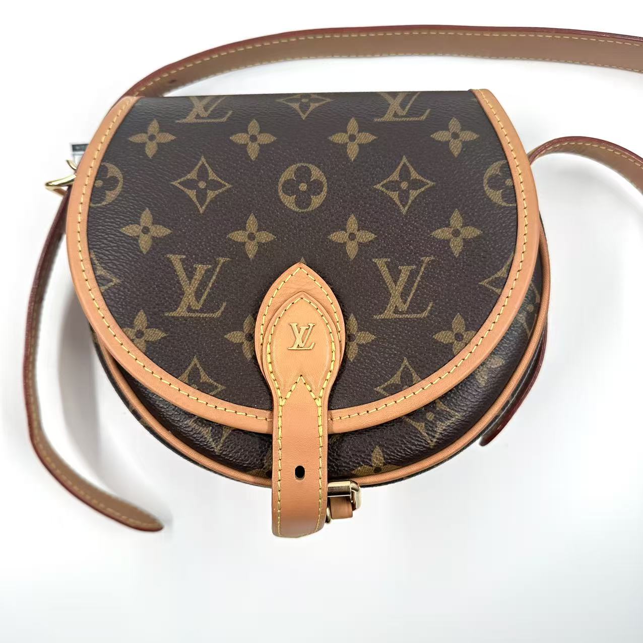 【#518】Pre-owned Louis Vuitton Tambourin Monogram  Canvas Shoulder BagsBJ1101904080 