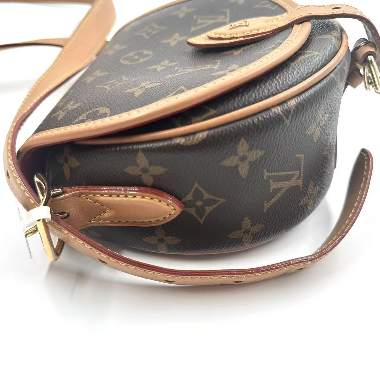 【#518】Pre-owned Louis Vuitton Tambourin Monogram  Canvas Shoulder BagsBJ1101904080 