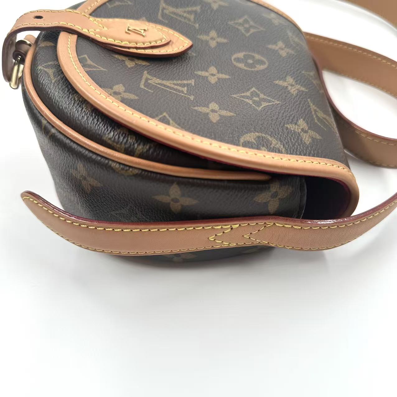 【#518】Pre-owned Louis Vuitton Tambourin Monogram  Canvas Shoulder BagsBJ1101904080 