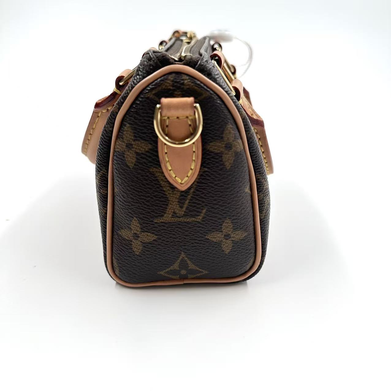 【#533】Pre-owned Louis Vuitton Speedy Nano Canvas Shoulder Bags BJ11023040105 