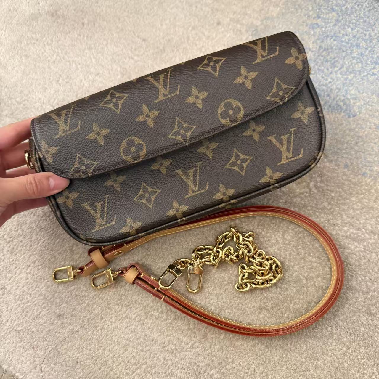 【#530】Pre-owned Louis Vuitton Ivy Monogram Canvas Shoulder Bag BJ11099050115 