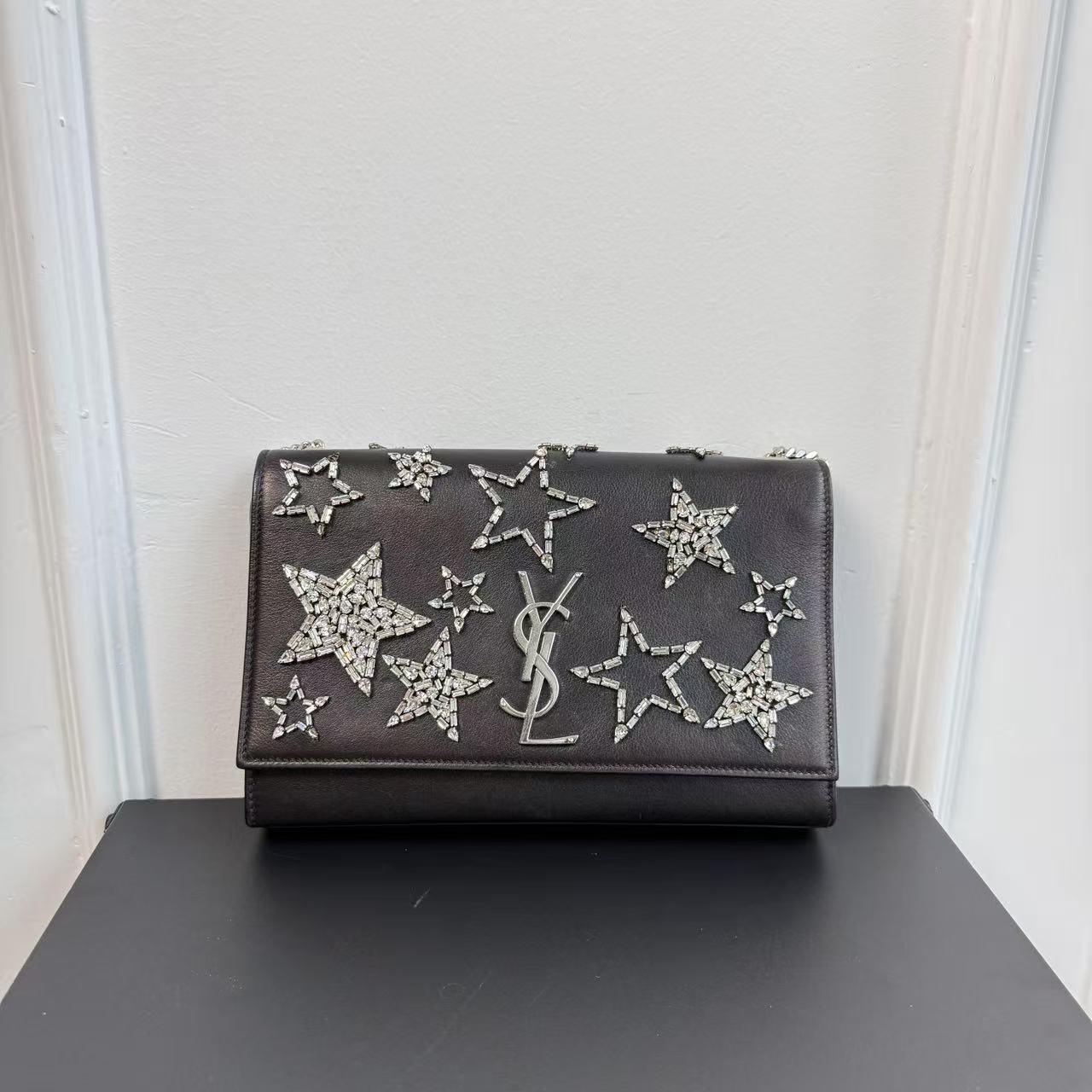 【#470】Pre-owned YSL Star Limited Edition Chain Bag Calfskin Shoulder Bags BJ1109904048 