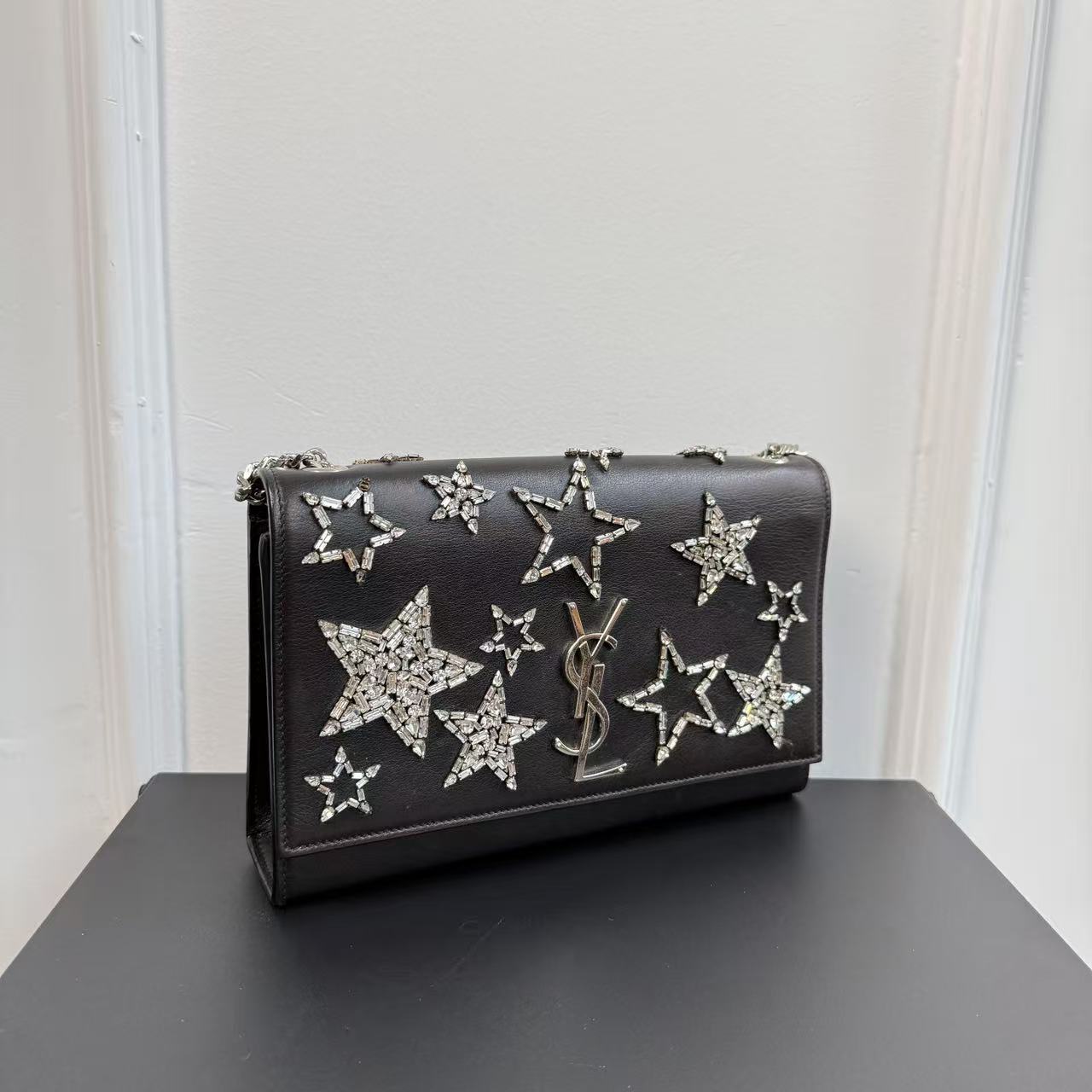 【#470】Pre-owned YSL Star Limited Edition Chain Bag Calfskin Shoulder Bags BJ1109904048 