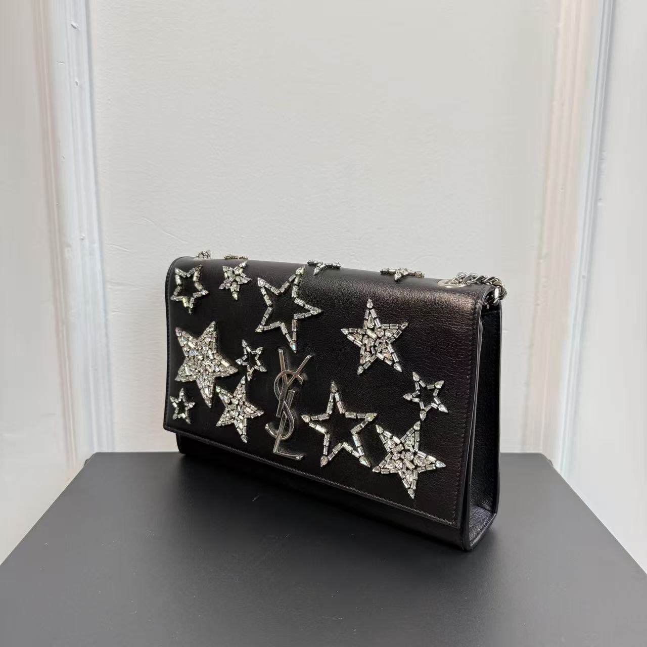 【#470】Pre-owned YSL Star Limited Edition Chain Bag Calfskin Shoulder Bags BJ1109904048 