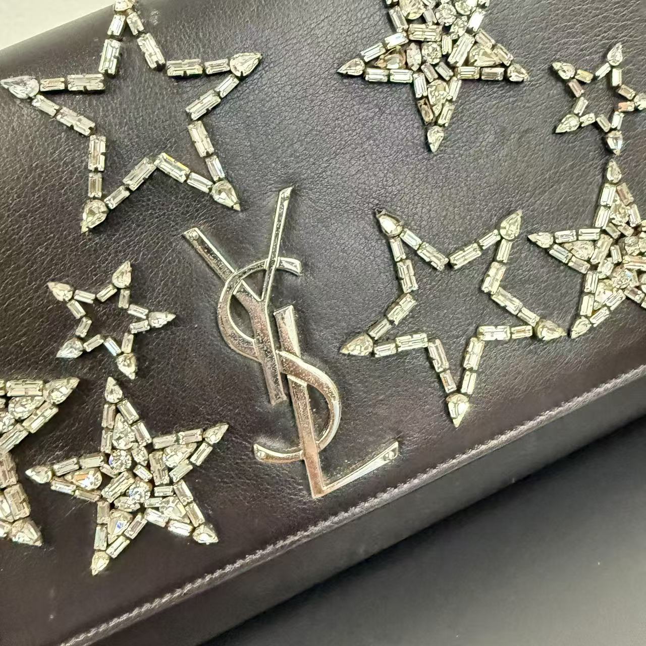 【#470】Pre-owned YSL Star Limited Edition Chain Bag Calfskin Shoulder Bags BJ1109904048 