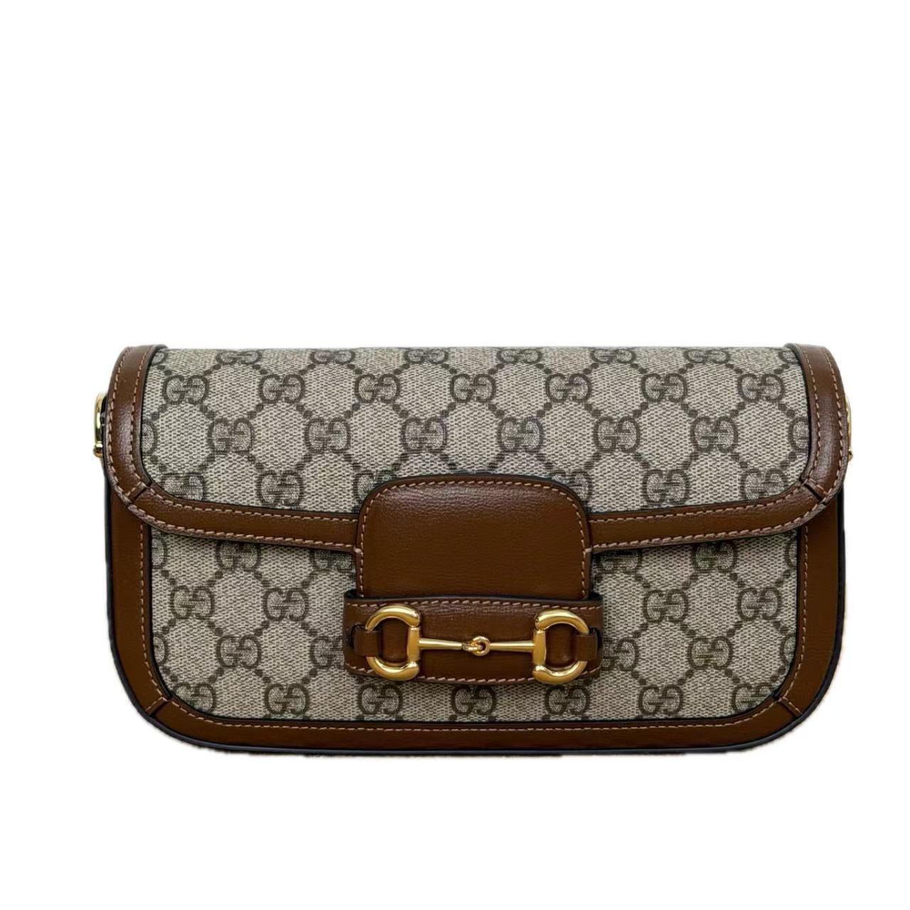 【#536】Pre-owned GUCCI 1955 Baguette GG Canvas Crossbody Bags BJ1109905012 