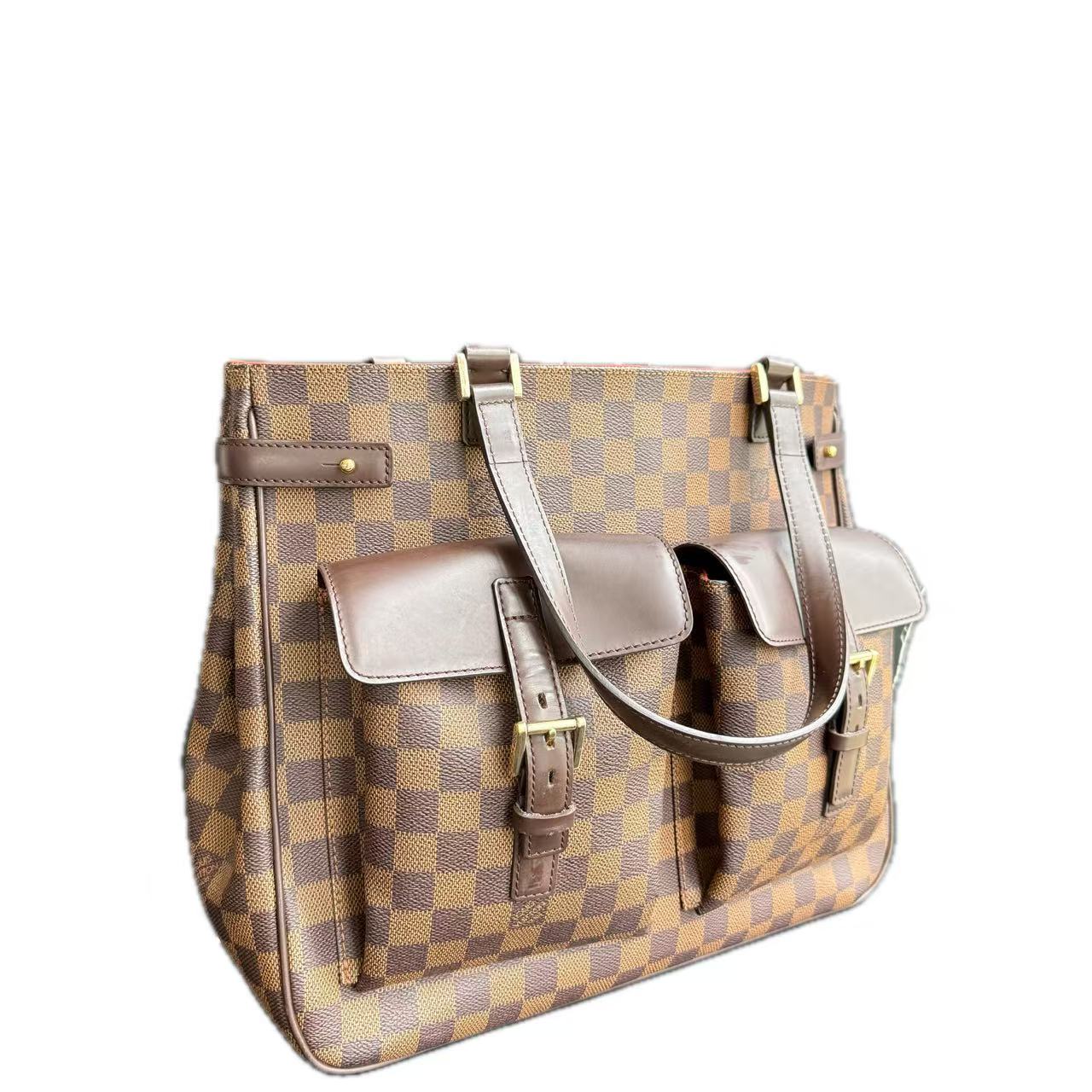 【#458】Pre-owned Louis Vuitton Uzes MM Size Damier Canvas Tote Bags BJ1100304039 