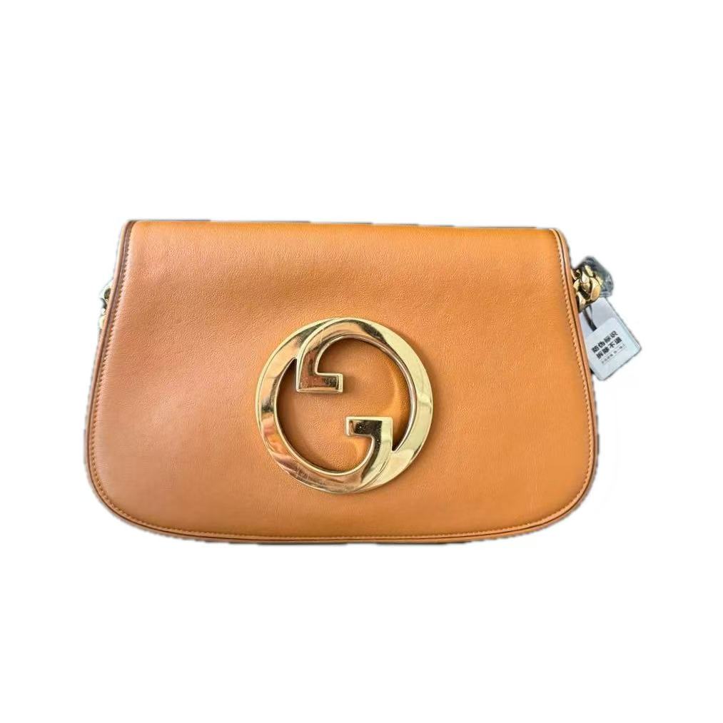 【#475】Pre-owned GUCCl Blondie Calfskin Shoulder Bag BJ1102304050