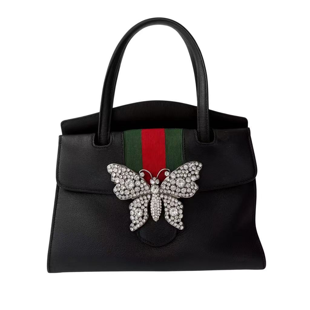 【#461】Pre-owned GUCCI Totem Medium Size Calfskin Tote Bags BJ1101604038 